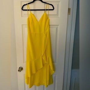 ALICE + OLIVIA Cobi Crepe Midi Dress